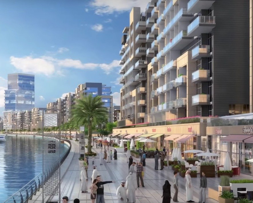 Azizi Riviera is a waterfront community located in Meydan one